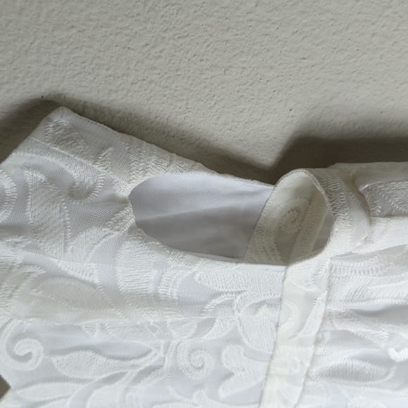 Show Me Your Mumu Claire Cut Out Dress Women's Small White Lace Midi Dre… - Picture 8 of 12